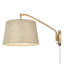 Lampe murale avec bras pivotant 1 lumière Ryleigh en étain blanc moderne-106900593-106900591
