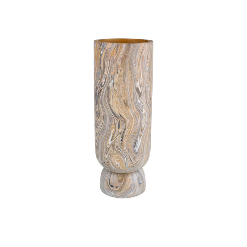 London Sky Handmade Wood Table Vase