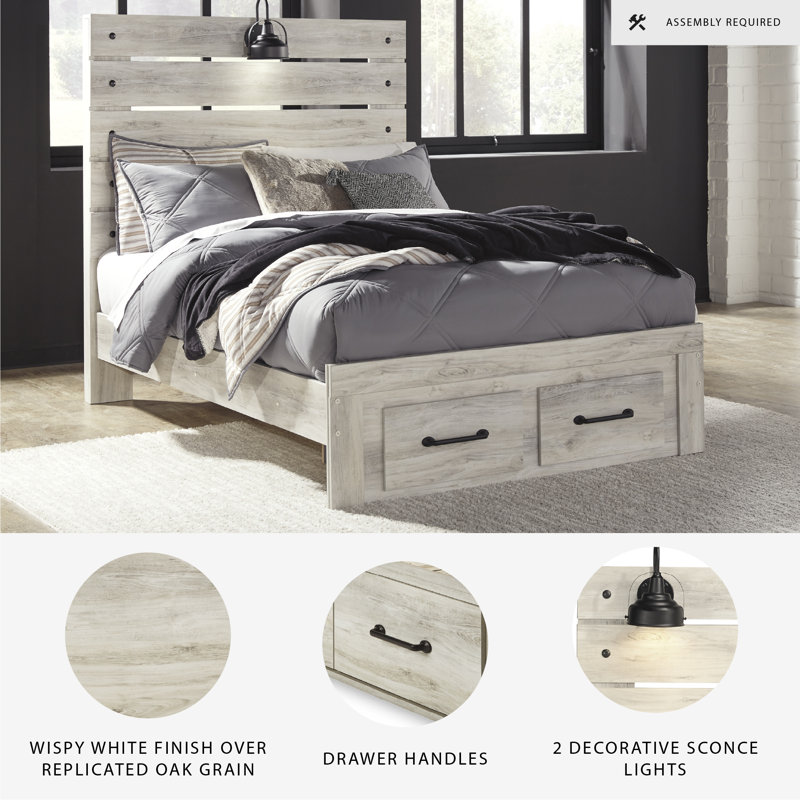 Kalayiah Slat Storage Bed, Full
