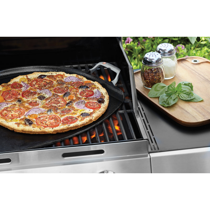 Le barbecue au sort en fonte est de 15 po poêle à pizza