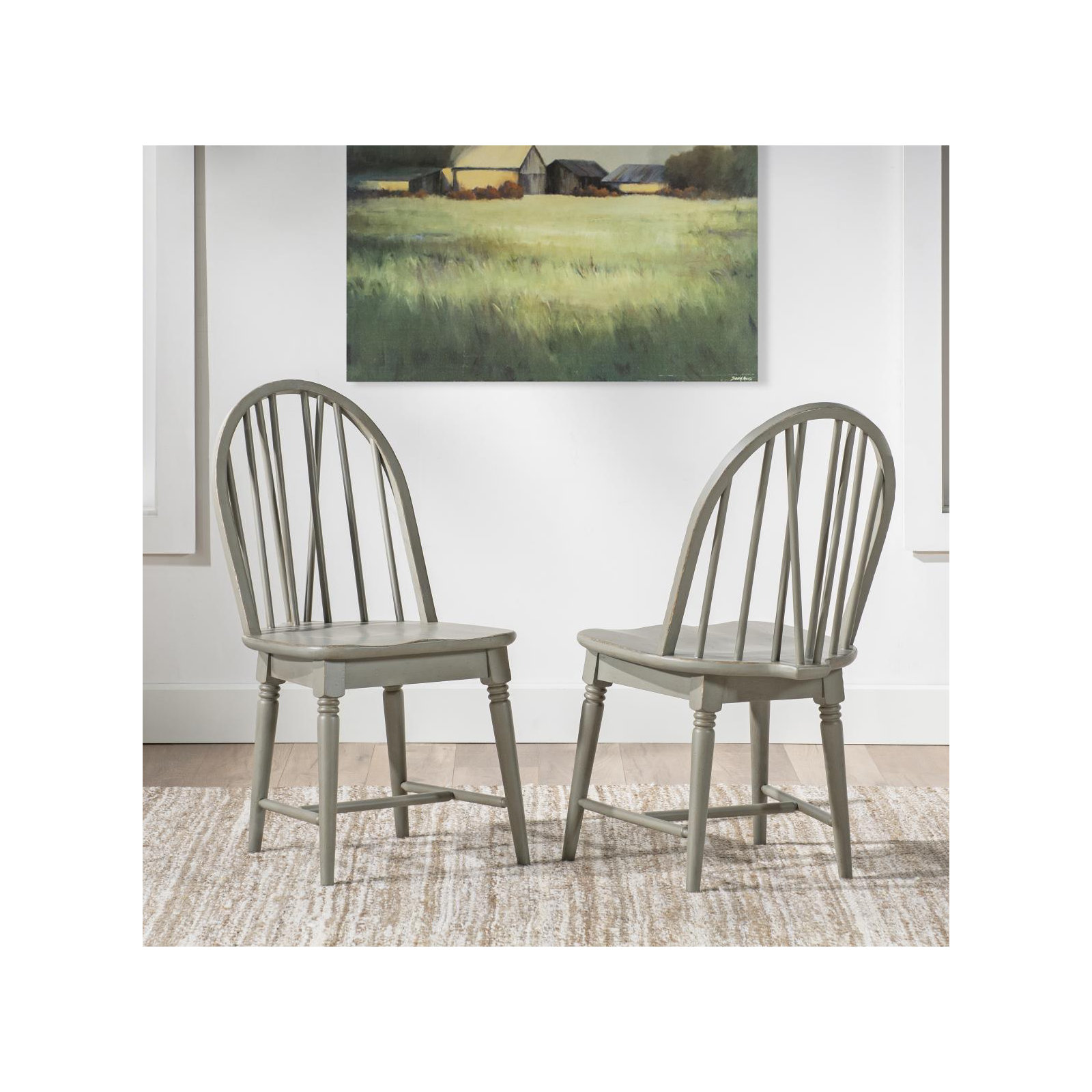 Country Living Side Chair 1, Gray