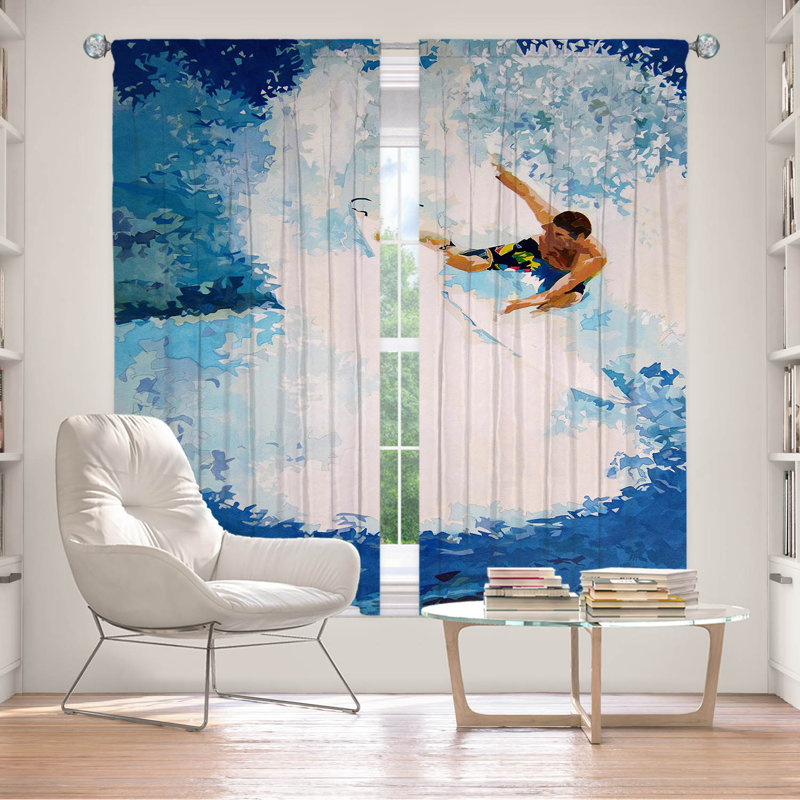 Paire de rideaux obscurcissant en polyester Eglantine, L 40 po x L 82 po