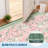 Washable Area Rug, 8x10 Floral Soft Rug for Living Room, Non Slip Low Pile Carpet for Living Room, Bedroom, Dining Room, Pink-520934202-520934207