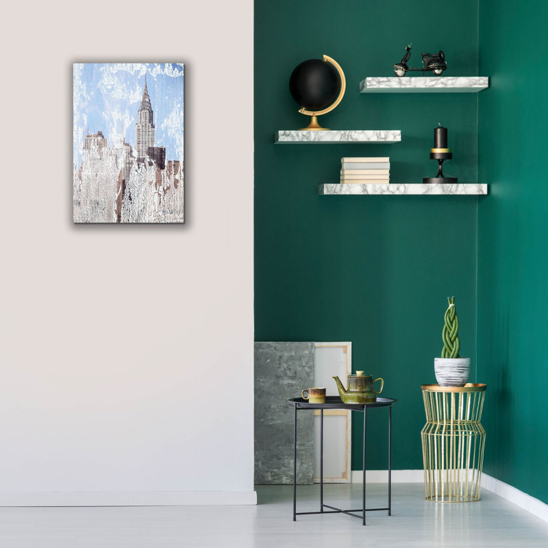 «Chrysler Building Art Deco 1» par Irena Orlov, art mural sur toile, H 26 po x l 18 po x P 0,75 po