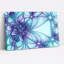 Art mural sur toile abstrait bleu sarcelle et lavande-37148079