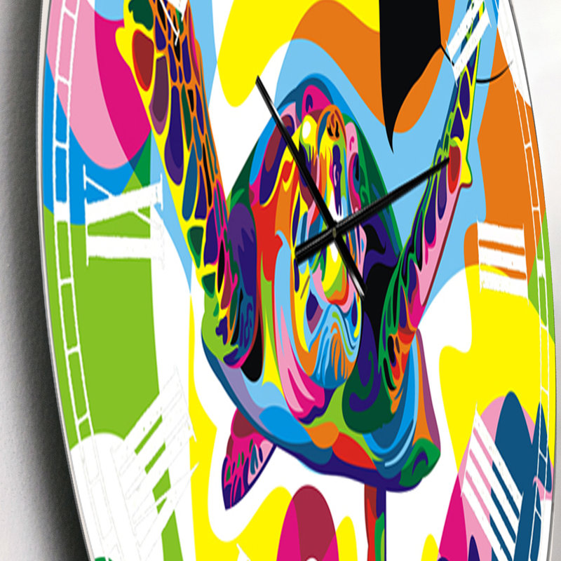 Underwater - Horloge murale moderne surdimensionnée, Petit