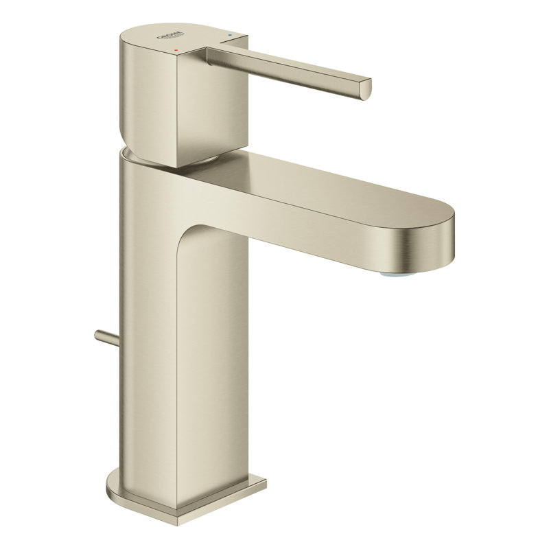 Plus Single Hole Bathroom Faucet with Drain Assembly, Brushed Nickel Infinity