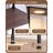 64" Column Dimmable RGBW LED Floor Lamp with Shelves & Remote Control
