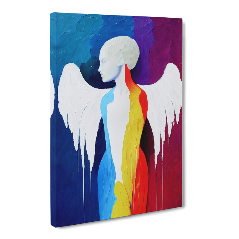 Angel Palette Knife Vol.2 - Wrapped Canvas, 76cm H x 50cm W x 3cm D