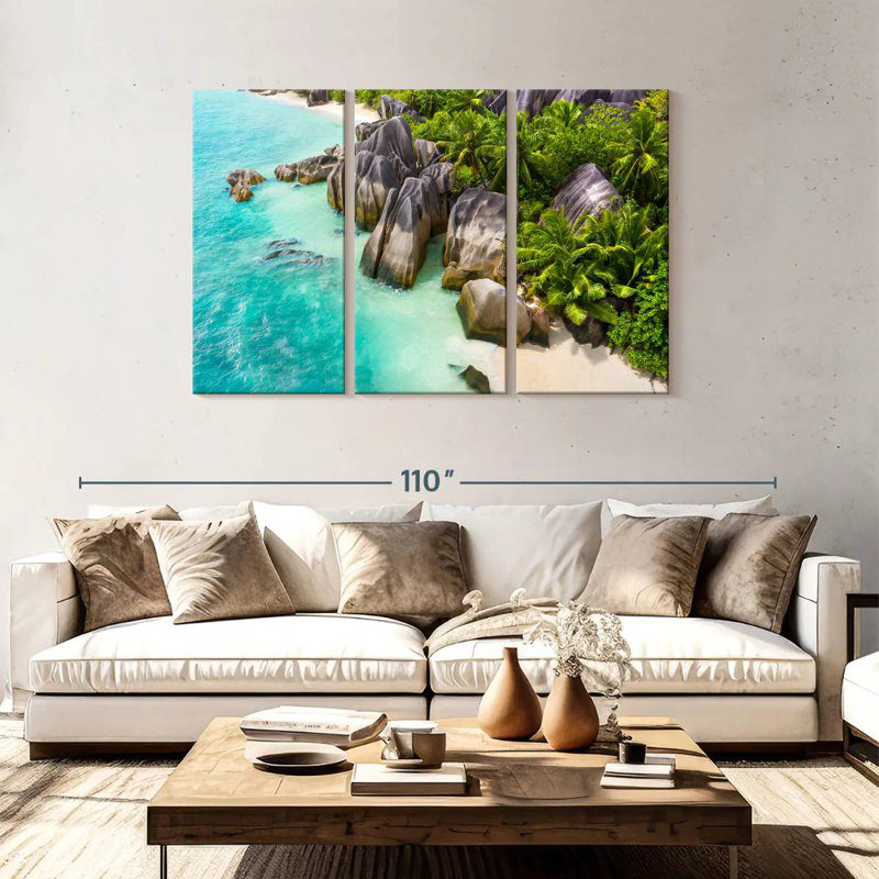 Gillard Scenic Anse Source D'Argent, 48" H x 74" W