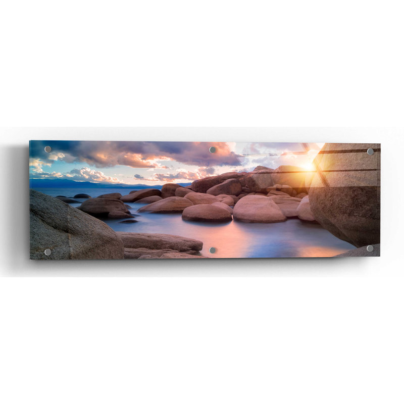 " Sunset Cove " by Dennis Frates, 12" H x 36" W x 0.2" D