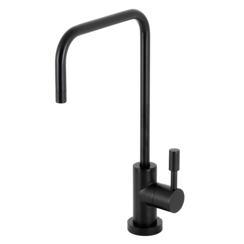 Kingston Brass Concord Single-Handle 1-Hole Deck Mount Water Filtration Faucet, Matte Black