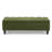 Ottoman Bench with Storage, Green Boucle Surface, Rubber Wood Legs, 300 lbs Capacity-1095013321