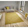 Hong Kong area rug Hand Tufted Rectangle Yellow