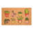 Retro Plants Doormat, 17" x 29"