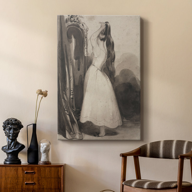 Reproduction de portrait rétro Lxxxi - galerie Cavas sur mesure, 48" H x 32" W