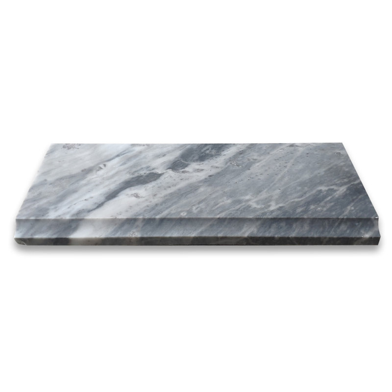 Bardiglio 5" x 12" Marble Grid Mosaic Wall & Floor Tile, Dark Gray