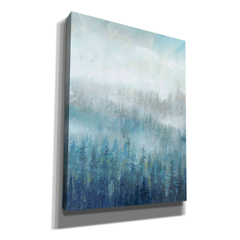 «Above The Mist I» par Tim O'toole, art mural sur toile, H 16 po x l 12 po x P 0,75 po