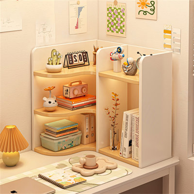 Organisateur de bureau en bois avec tiroirs