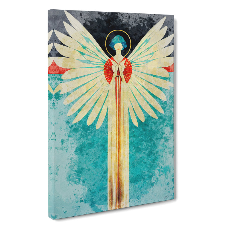 Reflection Of An Angel - Wall Art, Wrapped Canvas, 60cm H x 40cm W, No Matte