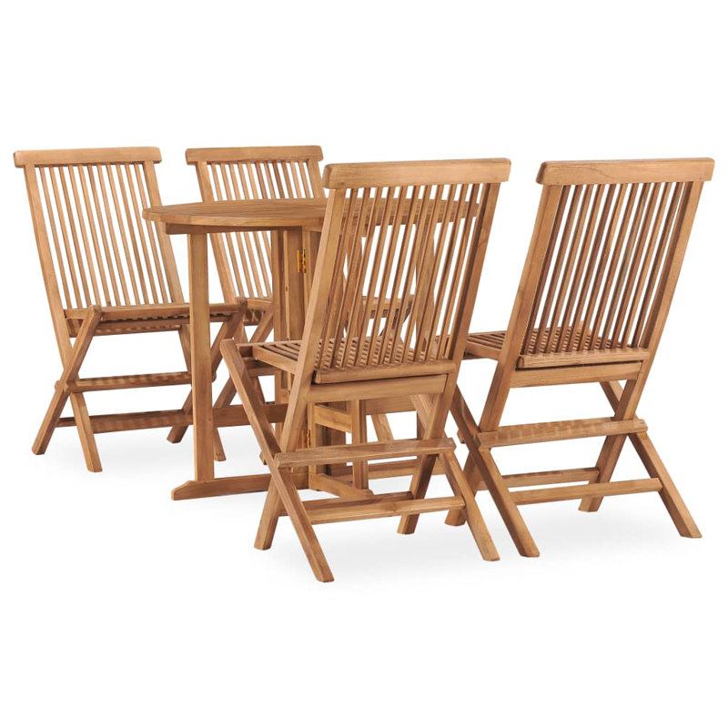 Ensemble repas pour 4 personnes Jollenta, L 35,43 po x l 35,43 po x H 29,53 po