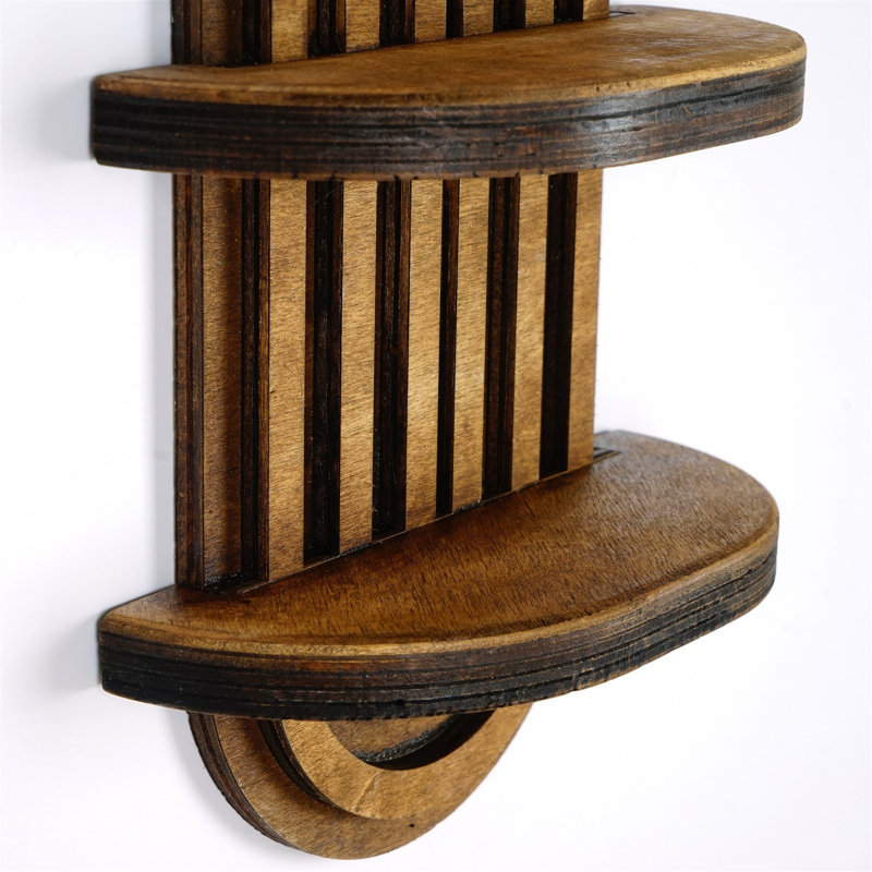 Locelso 100% PLYWOOD Floating Shelf
