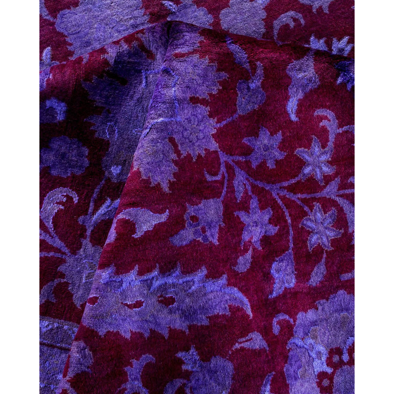 Fine Vibrance One-of-a-Kind 9'2" X 12'6" Hand Knotted Area Rug