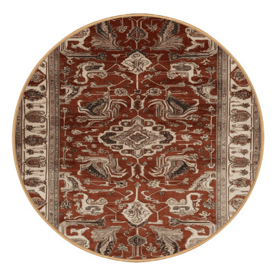 Tapis brun lavable à la machine