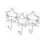 Stars Over Door Storage Hooks-411677331