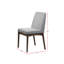 Chaise de salle à manger rembourrée en tissu (ensemble de 2)