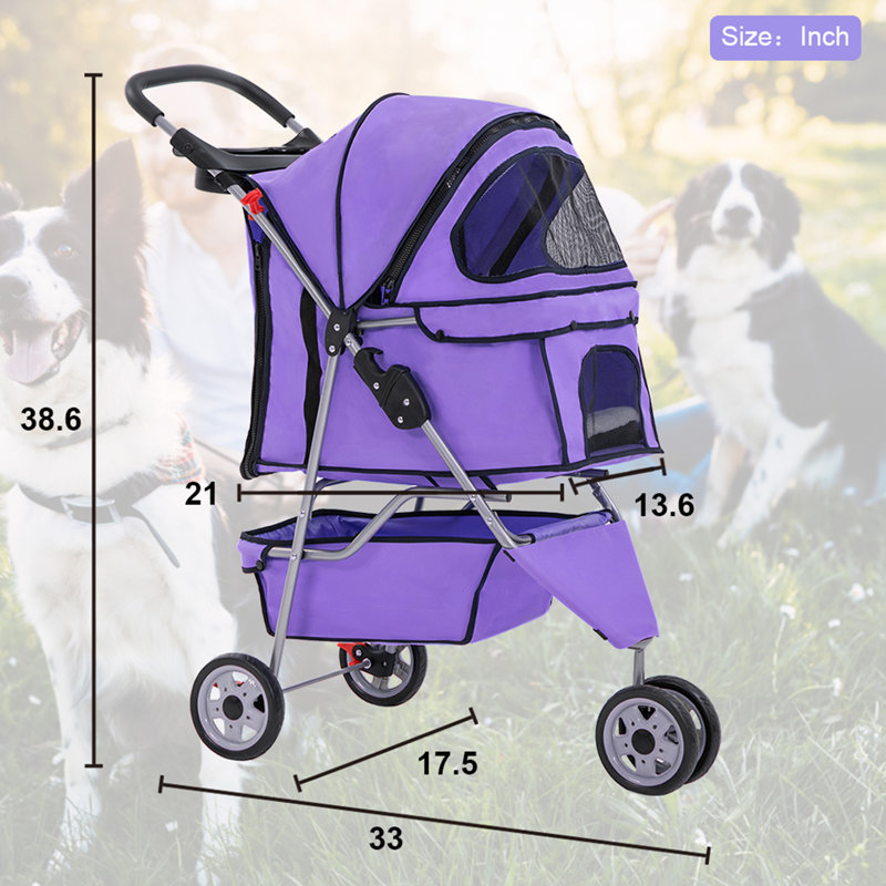 Pet Stroller, Violet
