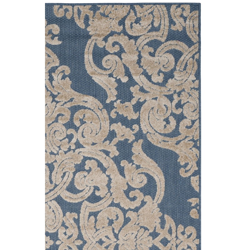 Ostrom Performance Oriental Rug, Square 6'7"