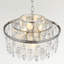 Luminaire suspendu en nickel poli naturel Capiz-132572029