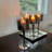 Long Stem Silver Ombre Votives
