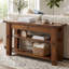 Console de vestibule en bois massif l 54 po