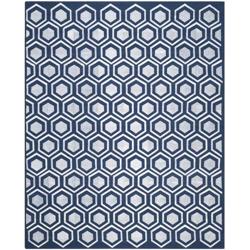 Lars Geometric Wool Hand Woven Area Rug, Rectangle 243 x 304cm