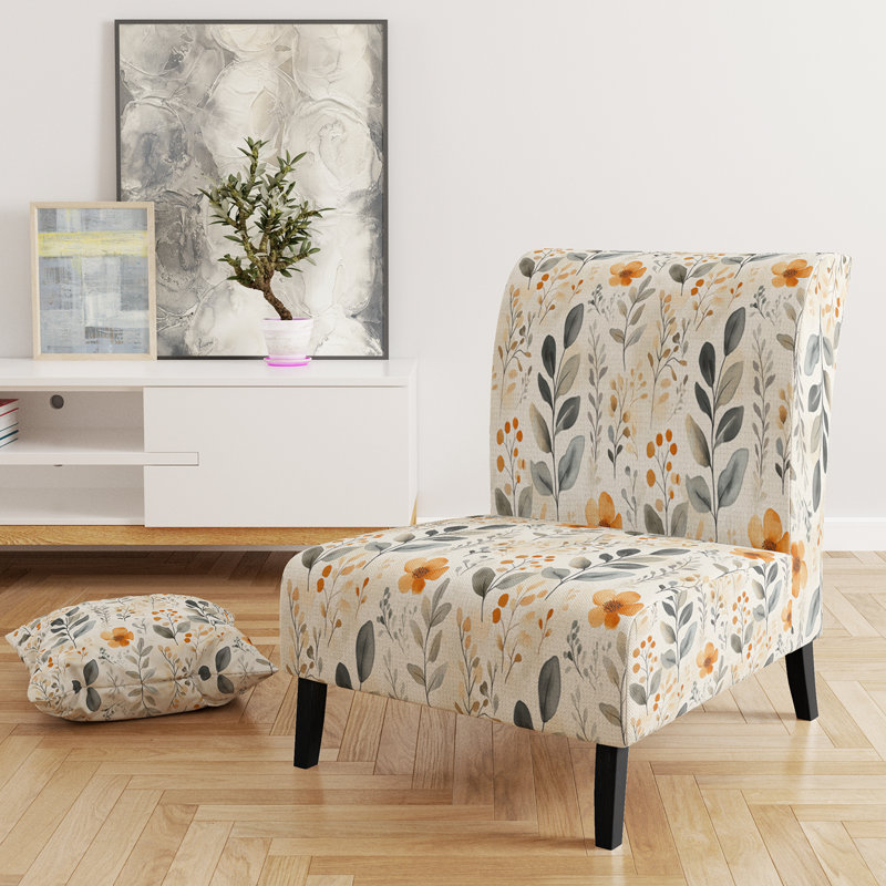 Fauteuil de chambre Boho, Pantoufle sans accoudoirs