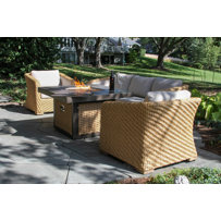 Edicott 5 - Person Patio Conversation Sets with Cushions