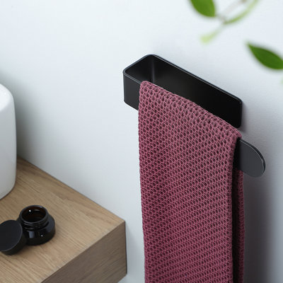 Porte-serviettes à main, porte-serviettes auto-adhésif pour salle de bain