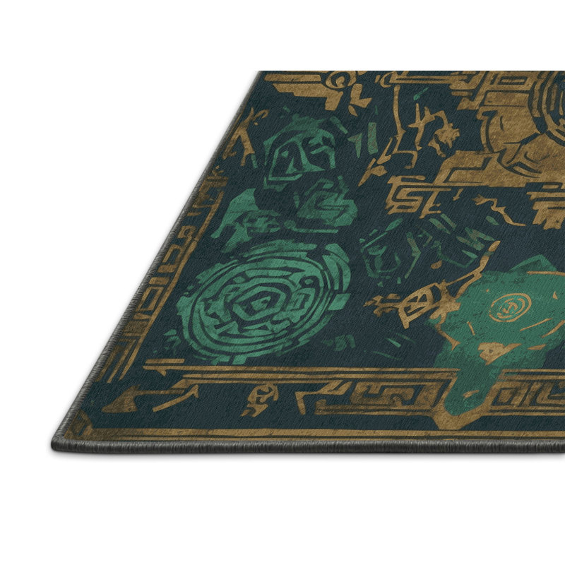 Ruins Of Valor Rug, Square 6'