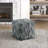 Ottoman, Modern Multi-Color Jacquard Fabric Pouf with Non-Slip Bottom, 16x16x16” | Multicolor | Textile