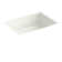Verticyl 17" Rectangular Under-Mount Bathroom Sink with Overflow Drain