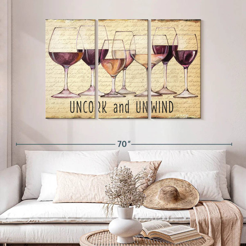 Tergel Wine Line I, 32" H x 50" W
