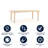 Goddard Plastic Adjustable Height Kids Activity Table-49248712