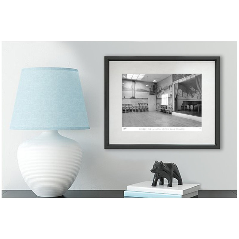Rowton, The Ballroom, Rowton Hall Hotel C1955 - Single Picture Frame Print, 28cm H x 36cm W x 2.3cm D