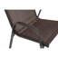 Chaises de patio robustes 4 pièces en textilène respirant, conception compacte pour l'extérieur et le jardin