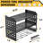 Heavy-Duty Metal Power Tool Organizer With Pegboard - Efficient Storage For Garage And Workshop