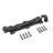 Black Wrought Iron Latch Antique Slide Bolt Door Lock w/Screws