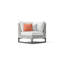 Ensemble de conversation modulaire en rotin avec coussins 6 pièces Likeko-82615926-34844682