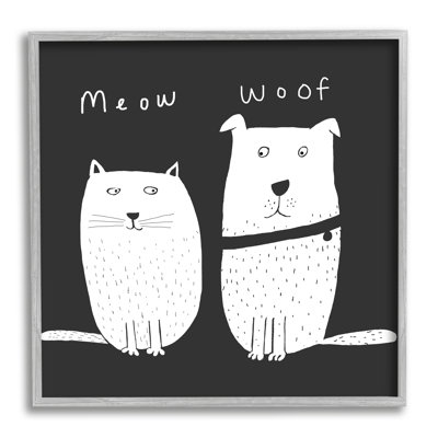 Paire de chat et de chien pour enfants Meow Wouf